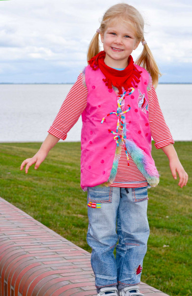 FRIA, Wendeweste, Schnittmuster