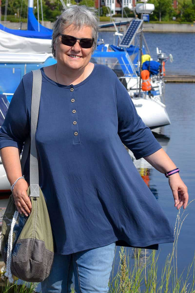 Big Lady Indira, Plus Size Zipfelshirt, Schnittmuster