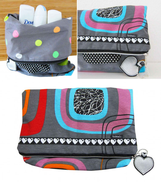 Schnittmuster Download Kosmetiktasche für Nähanfänger