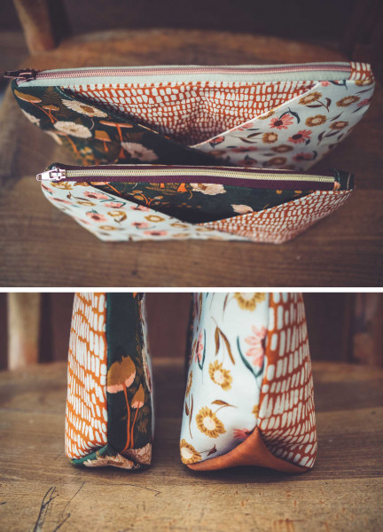 Ebook Schnittmuster Täschchen Trikki in Patchworkoptik von sitztwackeltundhatluft