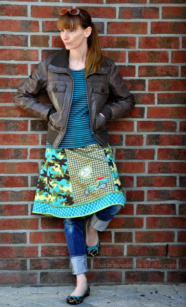 Langeneß, Bahnenrock, Schnittmuster