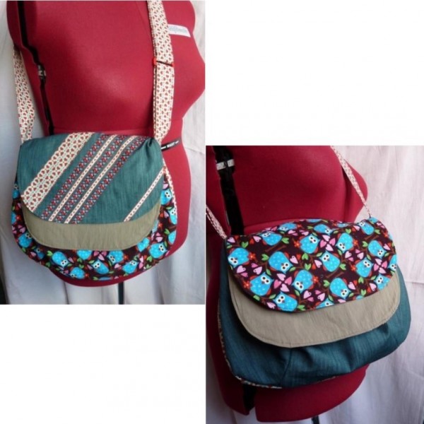 Urshult Doppeldecker-Tasche, Schnittmuster