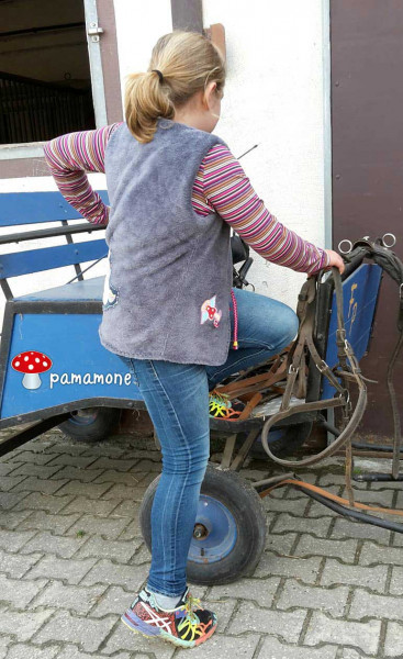 FRIA, Wendeweste, Schnittmuster