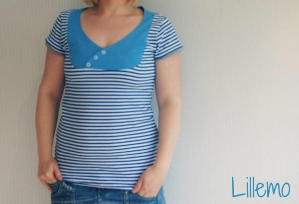 Lady Carolyn, Damenshirt mit Einsatz, Schnittmuster