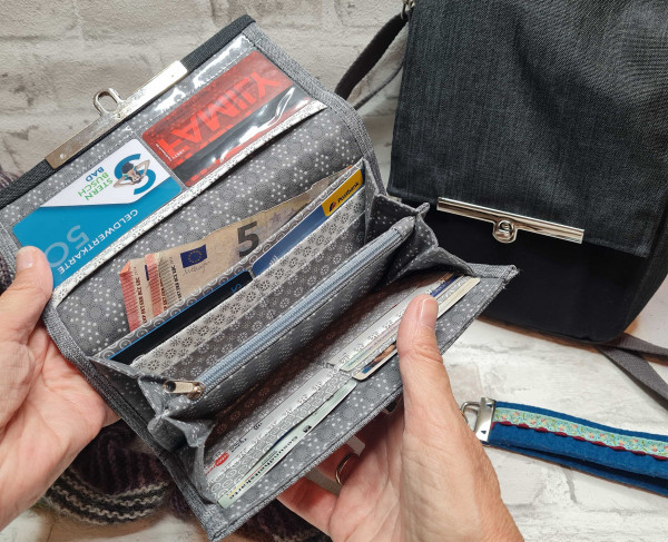 Übersicht in der Geldbörse