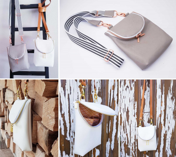 PDF Schnittmuster Umhängetasche Crossbodybag Lise von Puschenhexe