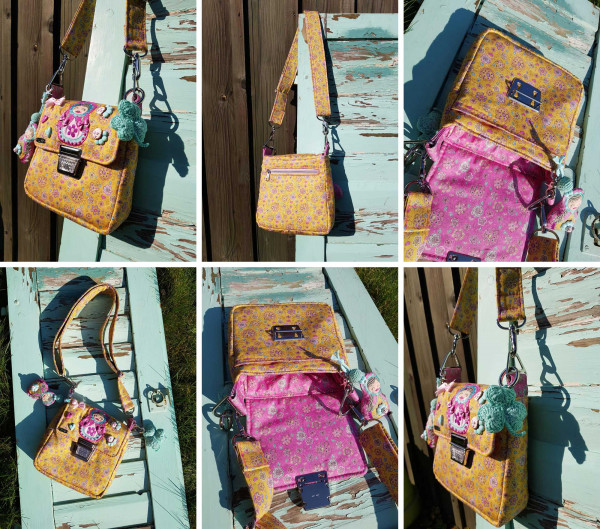 Crossbody Bag "Käthe", Kleine Umhängetasche, Ebook PDF-Schnittmuster