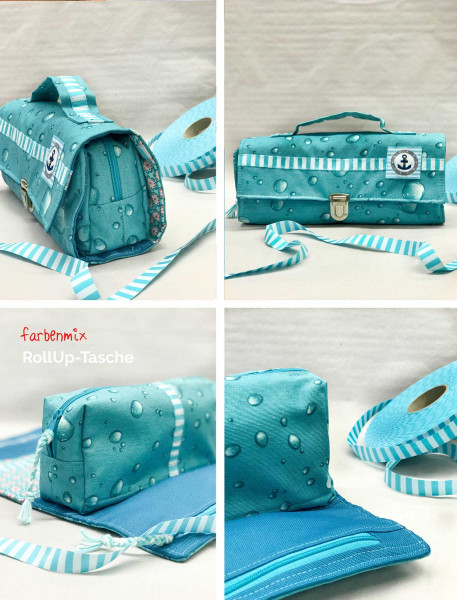 Kosmetiktasche "RollUp" nähen - Ebook Download Taschenspieler 4