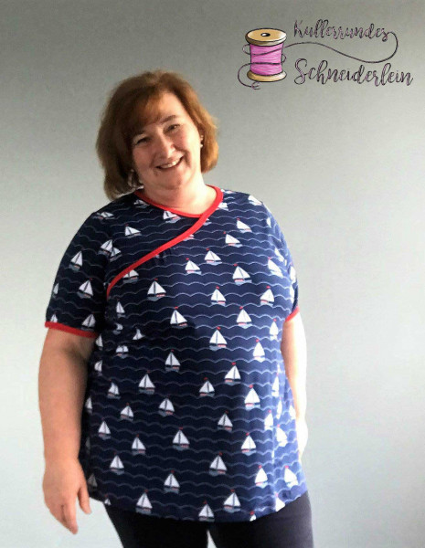 Big Lady Zeena, Plus-Size-Damenshirt, Schnittmuster