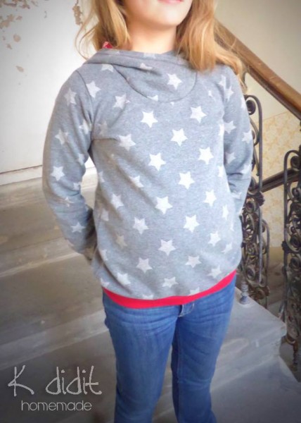 Serena, Kinder-Hoodie, Schnittmuster