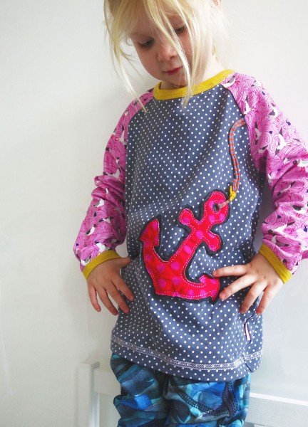 Raglanshirt, Klimperklein, Schnittmuster