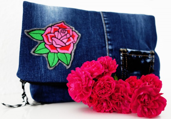 Kosmetiktasche farbenmix Freebook Schnittmuster