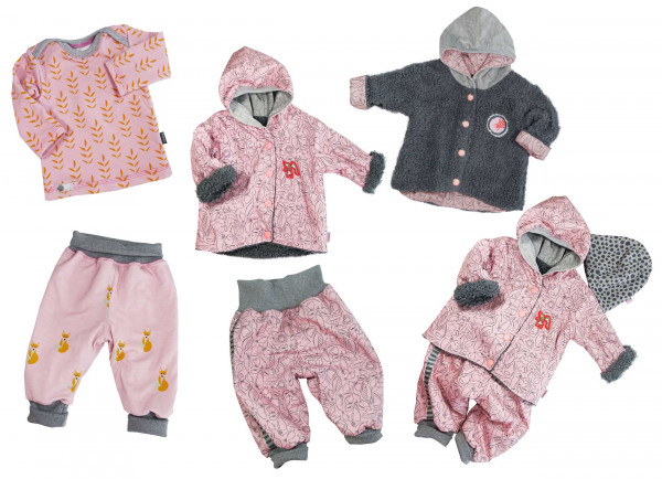 farbenmix Zwergenverpackung Schnittmuster Babykleidung für Neugeborene