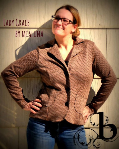 Lady Grace, Sweatblazer, Schnittmuster