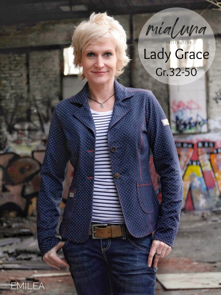 Lady Grace, Sweatblazer, Schnittmuster
