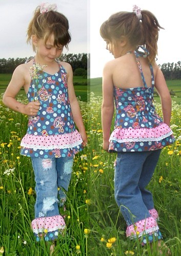 YOLA, Neckholderkleid, Schnittmuster