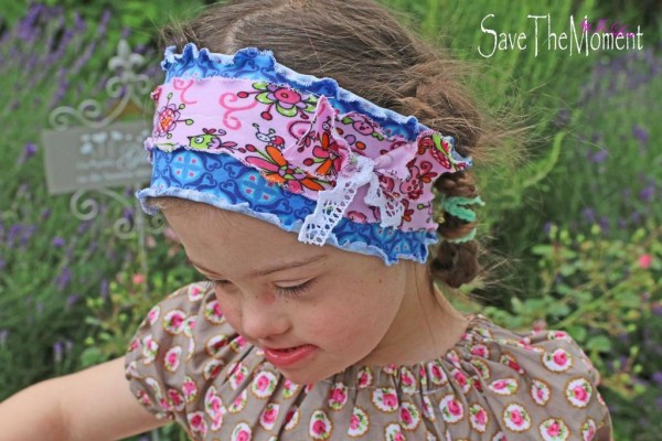 Mia's Tulleband, Stirnband für Kinder mit Downsyndrom, Schnittmuster