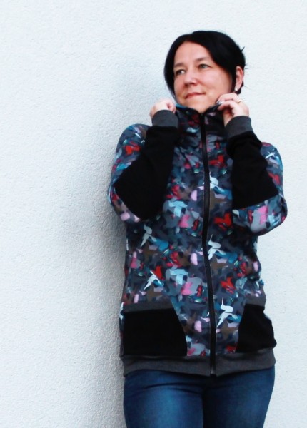 Paula, Damen Raglanjacke/Sweatshirt Damen, Schnittmuster