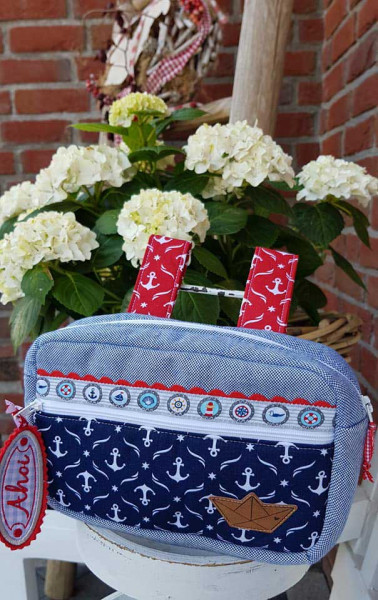 Gürteltasche selber nähen - Schnittmuster "Heti" von Puschenhexe