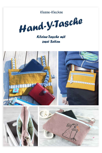 Ebook PDF-Schnittmuster Mini-Umhängetasche Hand-Y-Tasche Crossbody Bag