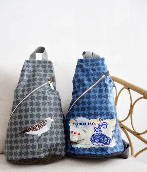 Crossbag - Rucksack, Schnittmuster