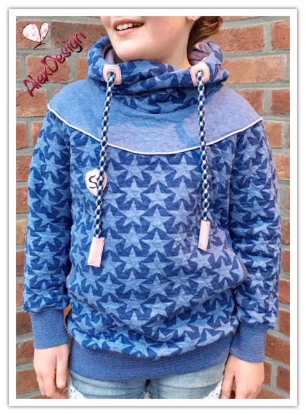 Tasja, Hoodie und Sweatkleid, Schnittmuster
