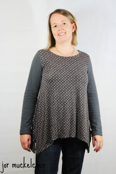 Designbeispiel vom Lady Indira, Zipfelshirt Schnittmuster von mialuna.