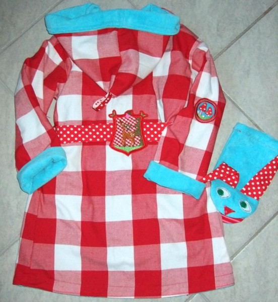 kleinBORKUM, Kinder-Bademantel & süße Waschlappentiere, Papierschnittmuster