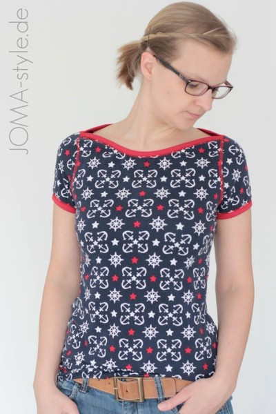 U-Bootshirt Lady Marialla Schnittmuster mit Nähanleitung
