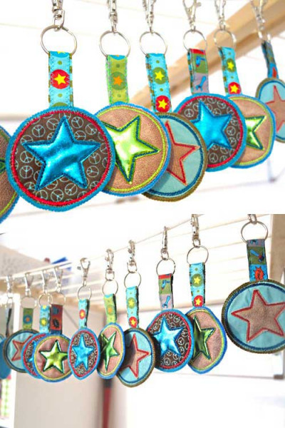 Taschenanhänger / Schlüsselanhänger selber nähen