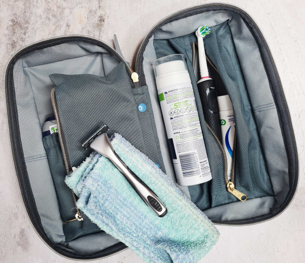 Kulturtasche gut organisiert, Nähanleitung