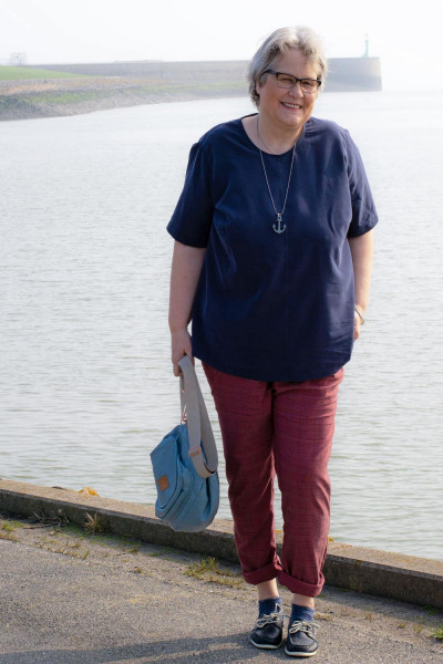 Format Nähen Schnittmuster Konzept Damenhose