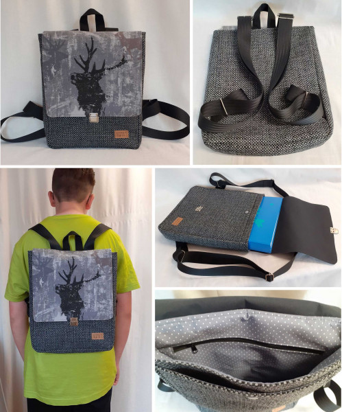 Rucksack Otto, PDF-Schnittmuster mit Nähanleitung