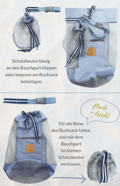 SchatzsucherSet, Rucksack mit Schatzbeutel, Ebook