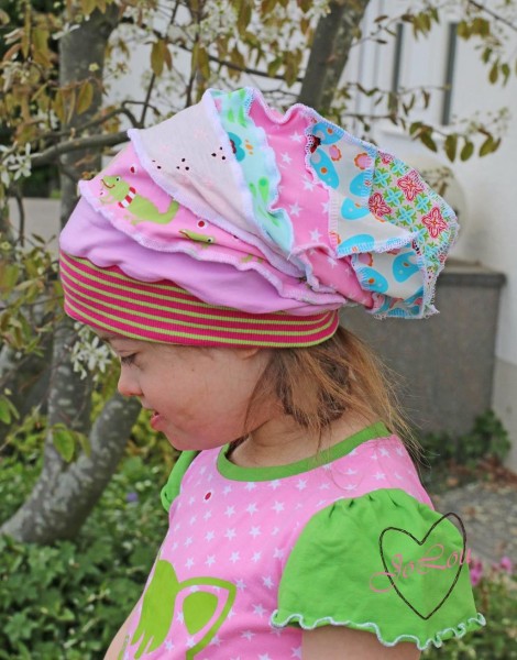 Mia's Tullelue, Beanie für Kinder mit Downsyndrom, Schnittmuster