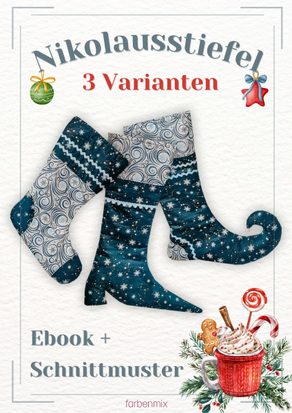 Nähanleitung Nikolausstiefel, Kreativ-Ebook