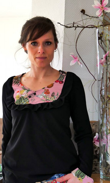 Lady Carolyn, Damenshirt mit Einsatz, Schnittmuster