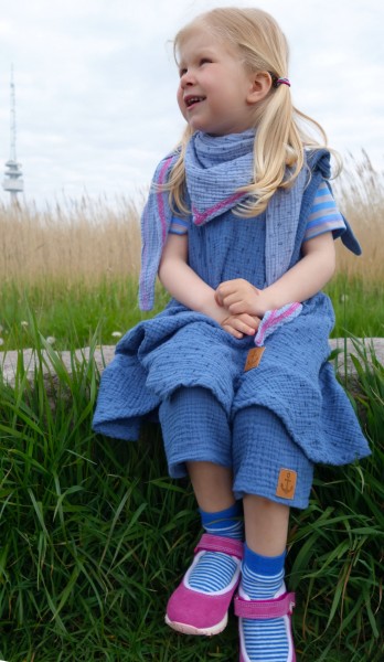 Luftiges Kinder Trägekleid für den Sommer nähen