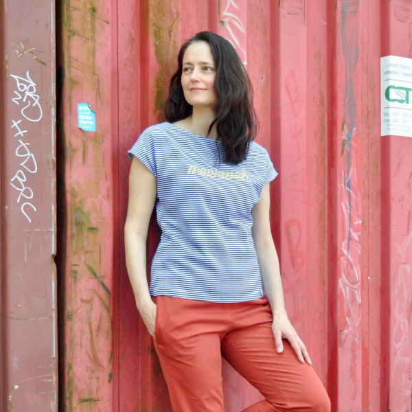 Schnittmuster Damen-Sommershirt La Breton maritimer Streifenlook