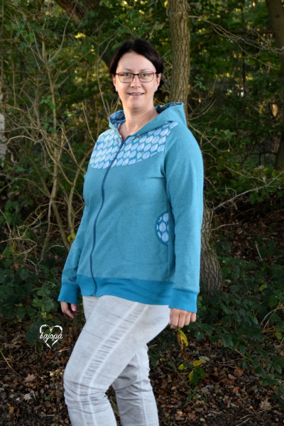 Big Lady Bella, Plus-Size-Sweatjacke, Schnittmuster