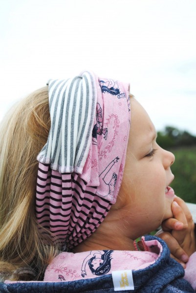 Loopschal als Stirnband nähen