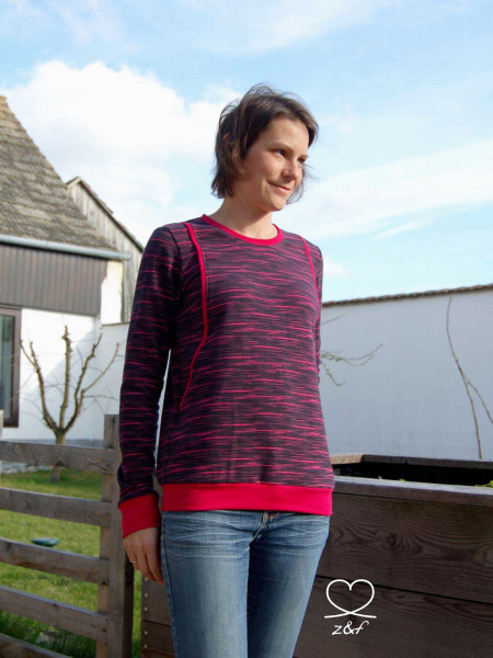 Lady Ruby, Basic-Sweatshirt, Schnittmuster