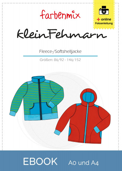 kleinFEHMARN, Kinderjacke, Schnittmuster