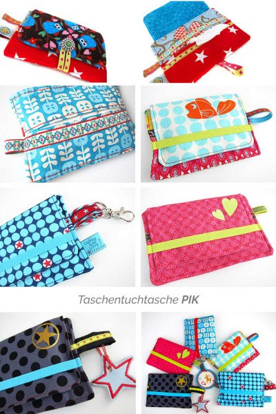 Taschentuchtasche selber nähen - Schnittmuster & Fotoanleitung