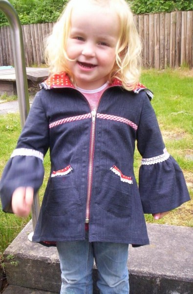 JADE, Kindermantel, Schnittmuster