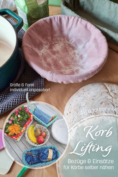 Einsätze für Gärkörbchen und Korbbezüge nähen