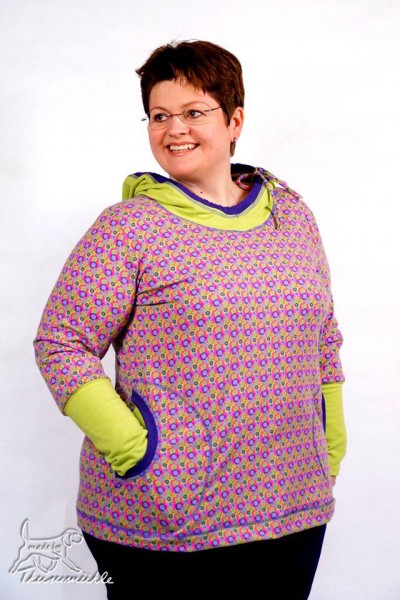 Kapuzenshirt BigLady Rose by miaLuna