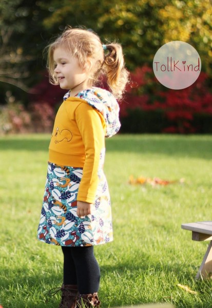 Hoodiekleid Schnittmuster "Nika" für Jersey / Sweat