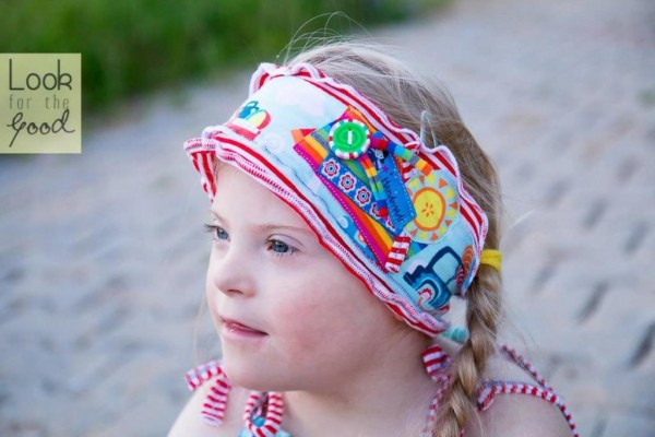 Mia's Tulleband, Stirnband für Kinder mit Downsyndrom, Schnittmuster