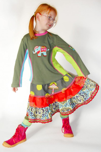 Lisann, Stufenrock, Schnittmuster